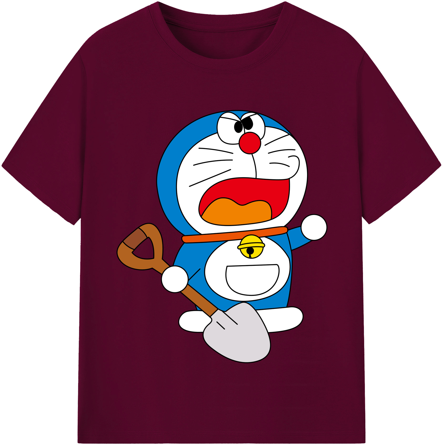 （画像用） ドラえもん Doraemon レディースカジュアルプリントTシャツ（綿100％）